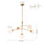 Lustre en verre 5 lumières Modern-1502362864