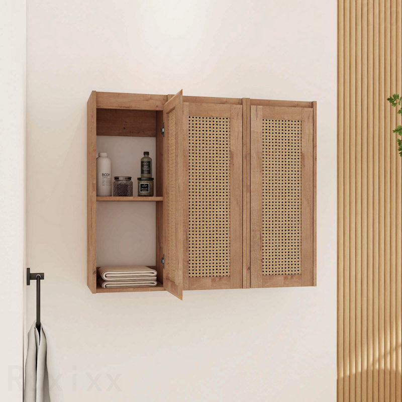 36" Bathroom Side Cabinet,Soft Close Doors,Float Mounting Design,(Kd-Packing)