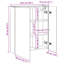 W H Wall Mounted Required Medicine Cabinet Mirror 2-1116342821-1116342820