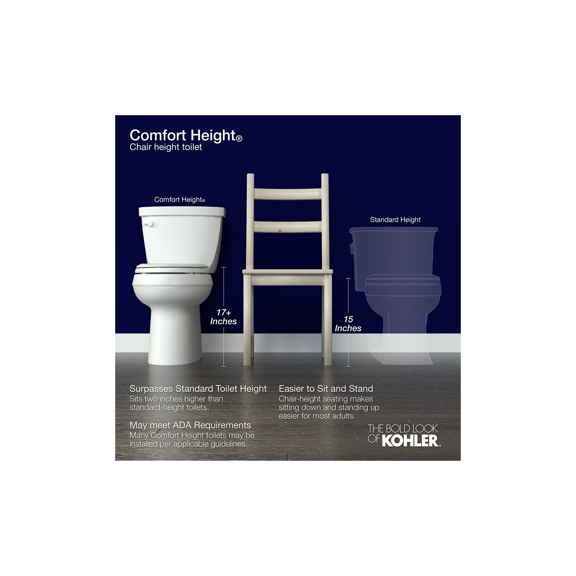 Cimarron 1.6 GPF Round Two-Piece toilet (Seat Not Included), White, Right-Hand