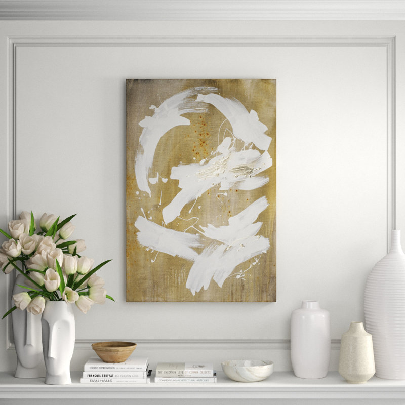 Gesture 1 Painting by Jennifer Hollack Raboin, Stretched Canvas, 30" H x 20" W x 2" D