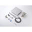 Douche de pluie 12 po avec ensemble de fixation murale, en acier inoxydable, équilibré, jet standard, ensemble mural-122075667