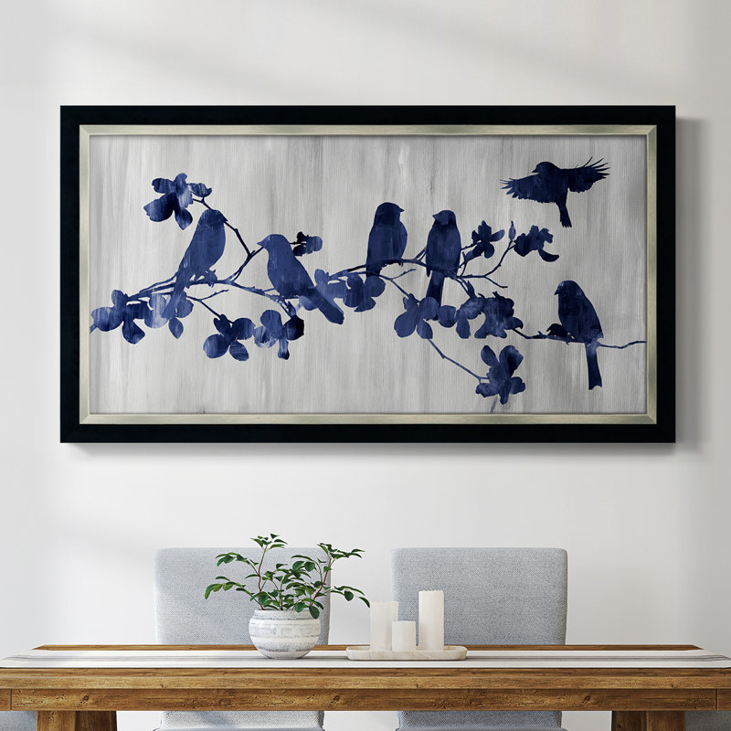 Indigo Hangout - Reproduction de photo sur toile, H 25 po x l 45 po x P 2,5 po