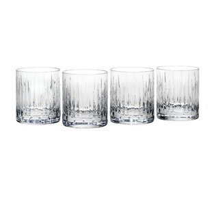 Reed & Barton Hudson Crystal Tailored Paid-Cut Design Highball