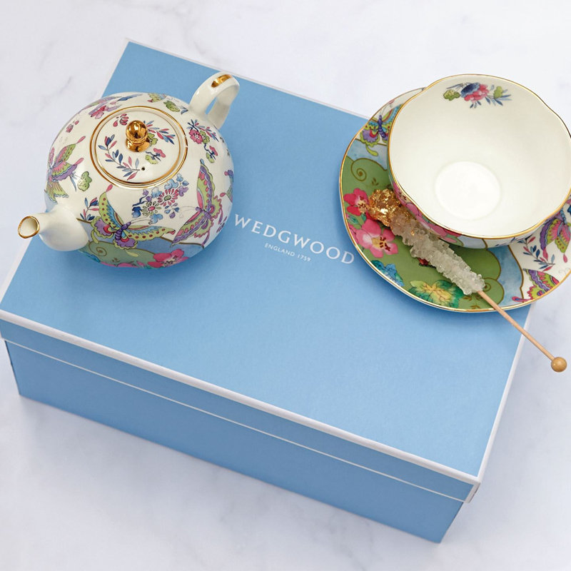 Butterfly Bloom China Teapot