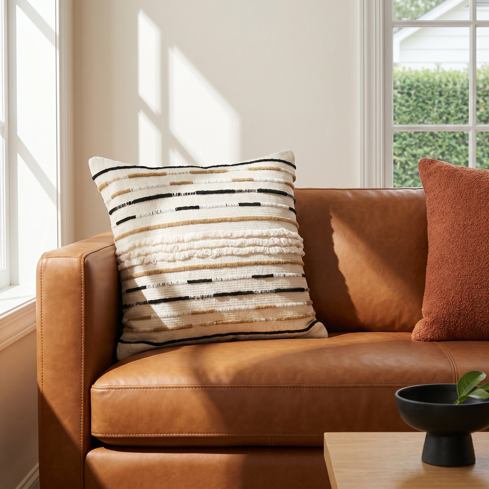 Vera Collection Cotton Pillow Cover