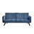 Koga 72'' Velvet Convertible Sofa-1600297007