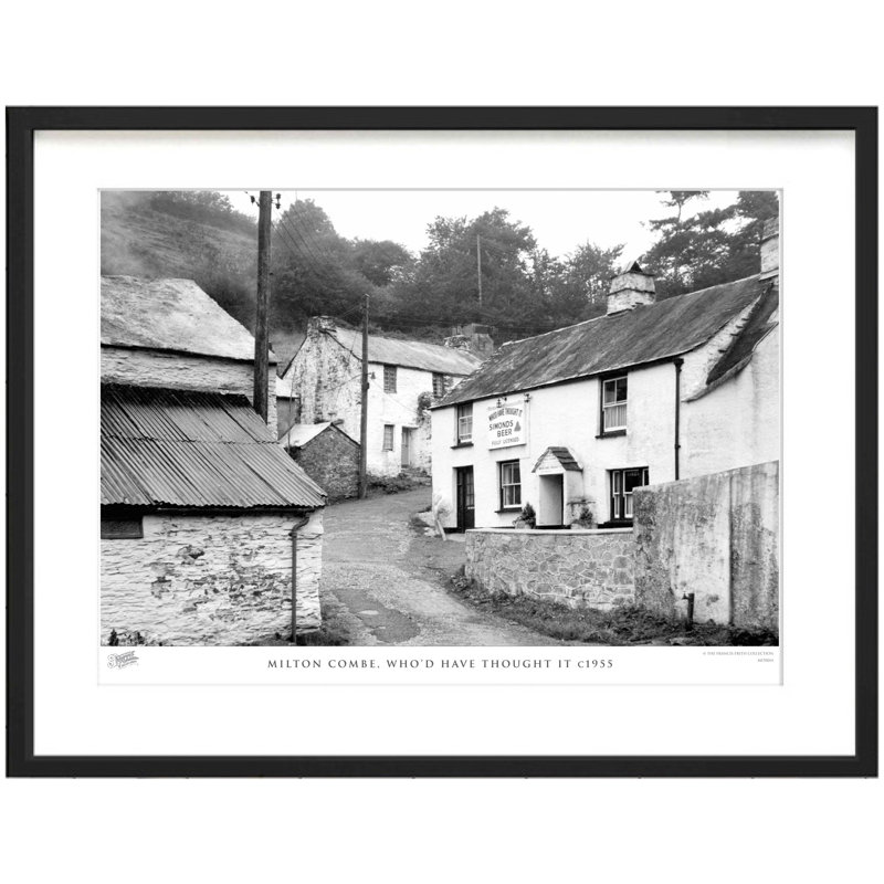 Milton Combe, Who'd Have Thought It C1955 by Francis Frith - Single Picture Frame Print, 60cm H x 80cm W x 2.3cm D