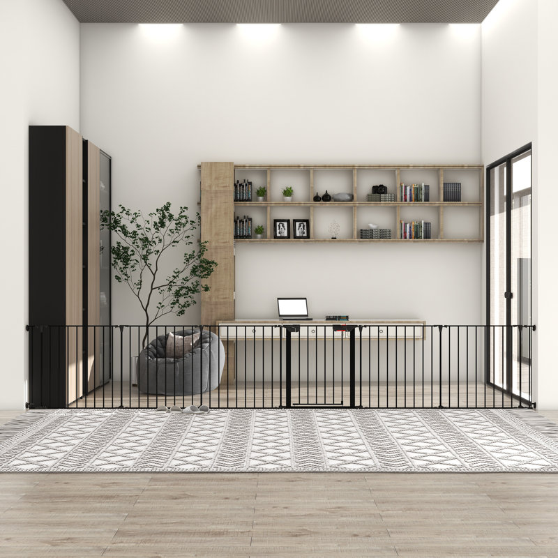 Garth 150" Adjustable Safety Gate for Pets, Kids & Fireplace