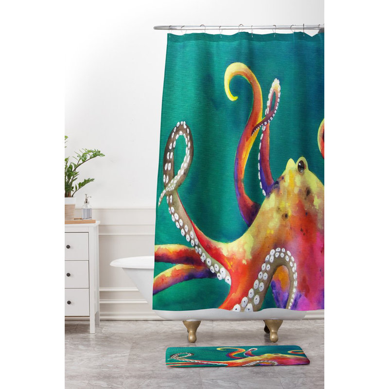 Tapis de bain octopus