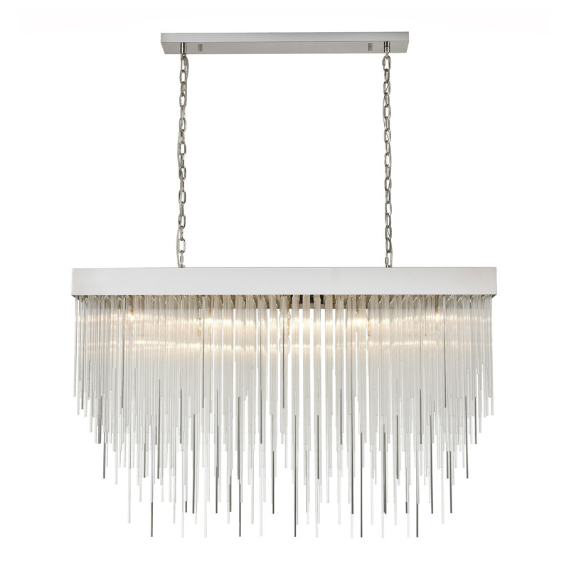 Lustre géométrique 27 lumières Cabassa, Nickel poli