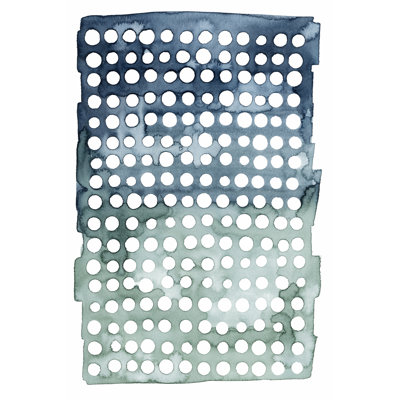 Morse Dots II - Wrapped Canvas Print