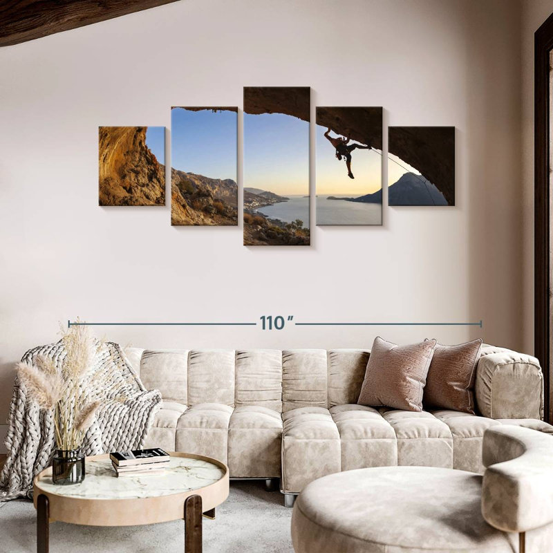 Cave Climbing, 42" H x 92" W