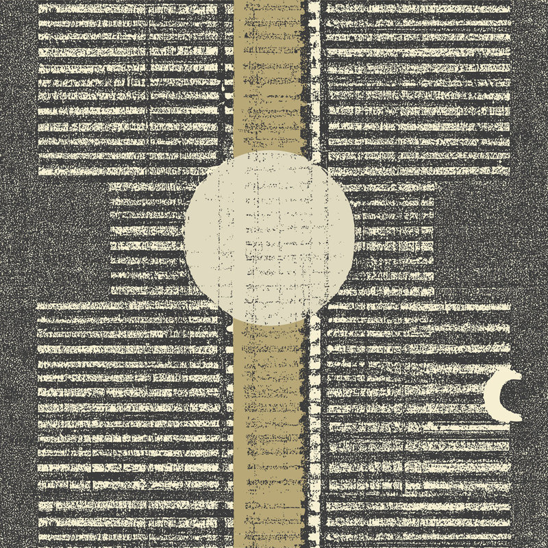 Papier peint Inyanga, Autoadhésif, Papier journal gris, Paper