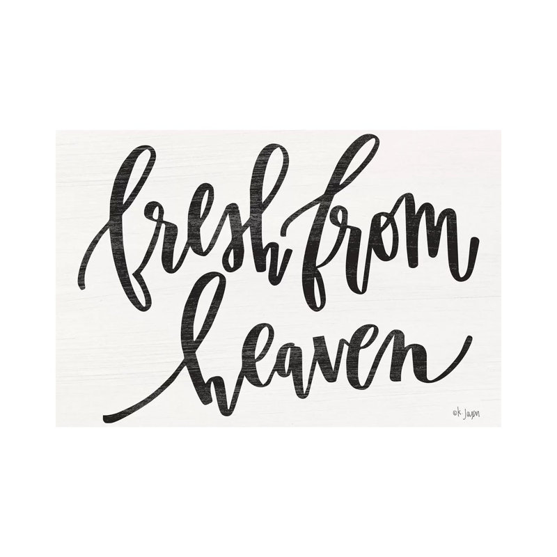 Fresh From Heaven by Jaxn Blvd. - Wrapped Canvas Gallery-Wrapped Canvas Giclée