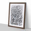 Cracked Ice in Abstract - Picture Frame Graphic Art Print-55682725-55682726