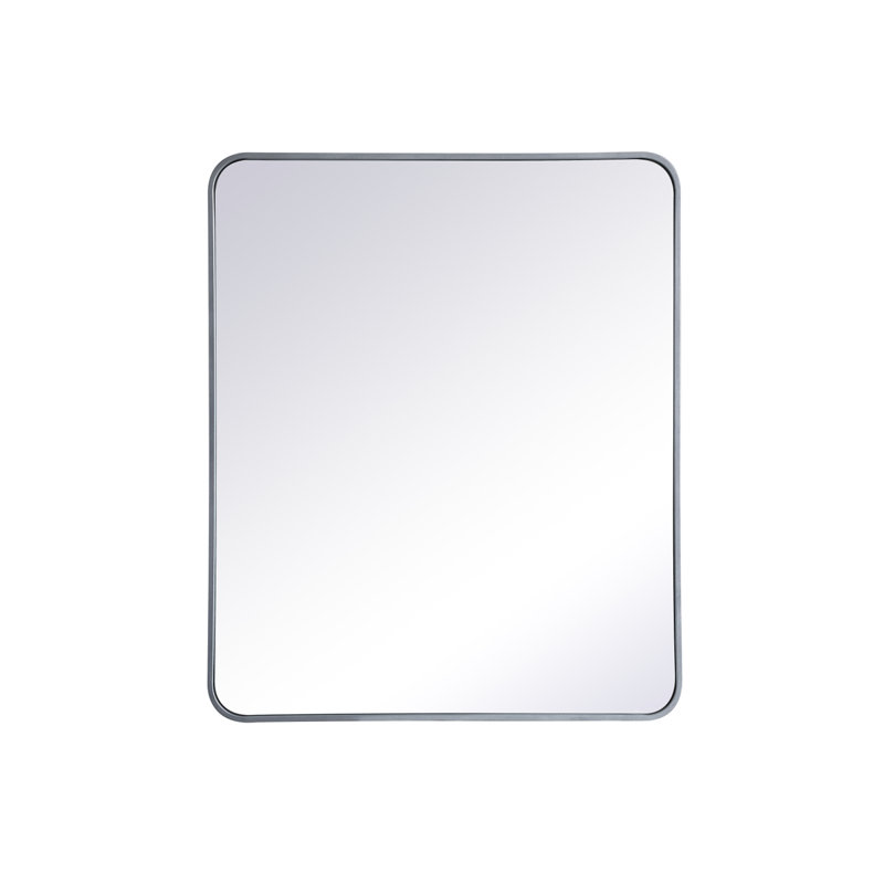 Miroir mural Sabine, Argent, 36 po x 30 po