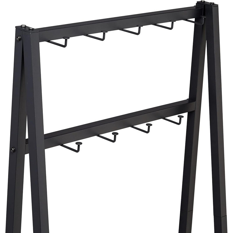 Metal Freestanding 9 - Hook Coat Rack