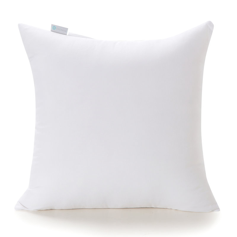 Solid Colour Reversible Pillow Insert, 24"H x 24"W