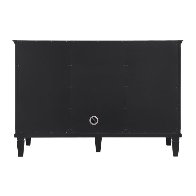 Lorelai 48'' W Single Vanity, Black Onyx, Eternal Jasmine Pearl
