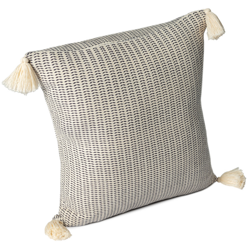 Housse de coussin Brenly, Marine, Polyester/ bourre en polyester