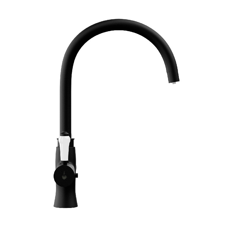Fohen Touch Kitchen Faucet, Matt Black