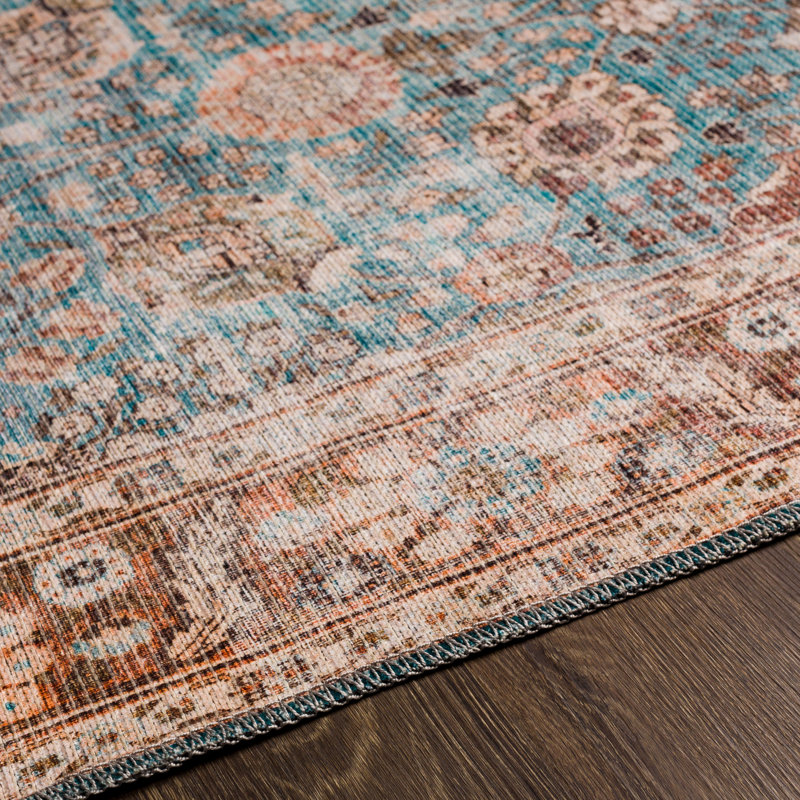 Bria Washable Oriental Indoor Rug, Runner 2'7" x 12'