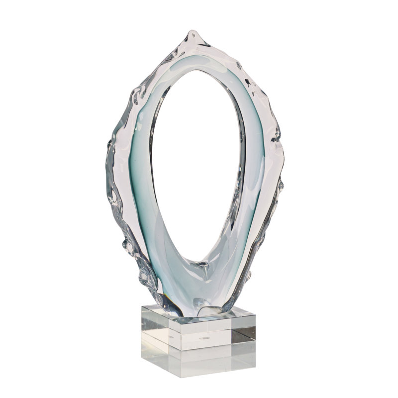 Icecast Sculpture, Large, 12" H x 18.5" W x 5.5" D