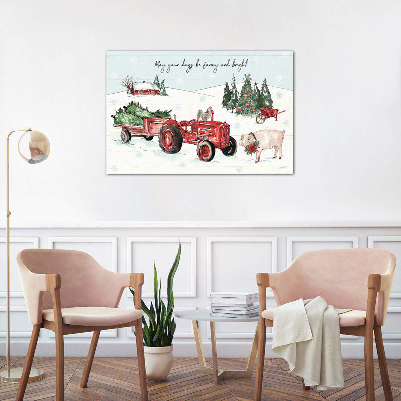Holiday On The Farm I - Farmy And Bright by Anne Tavoletti - Wrapped Canvas Print, 66.04 cm H x 101.6 cm W