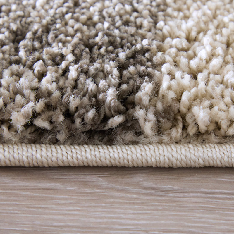 Lindauer Modern Abstract Ivory Area Rug, Rectangle 7'10" x 10'