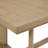 Brown Trestle Table With Leaf