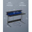 Takeshi Metal Base Computer Desk with Power Outlet-1293527283