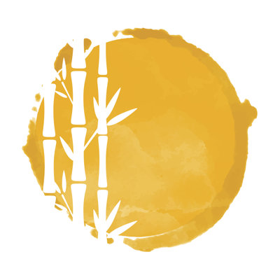 «Bamboo Trees On Canvas» par Nataleana, impression