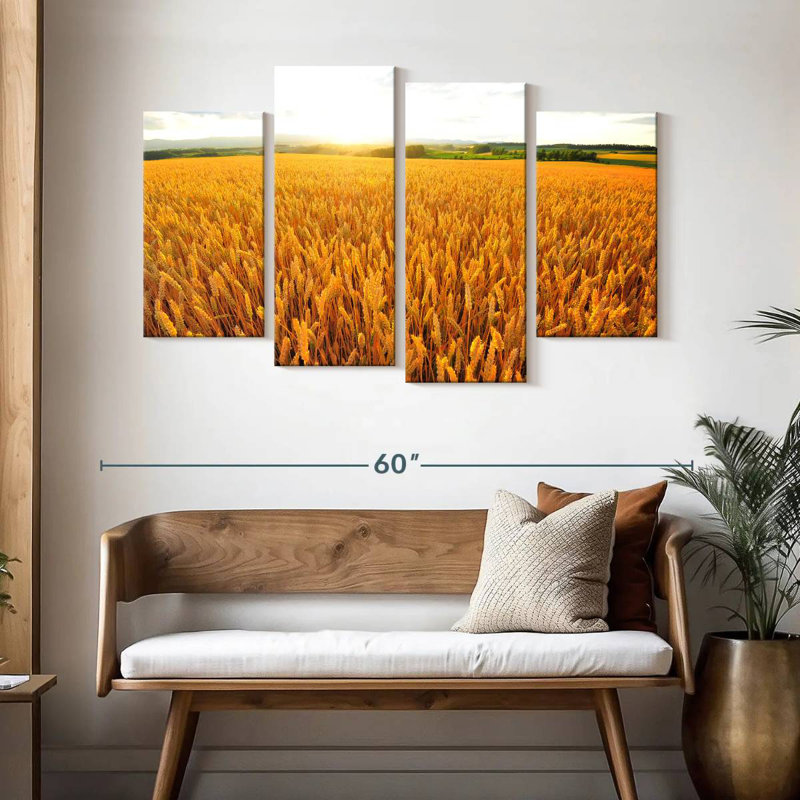 Champ de blé Alvord Hokkaido, H 32 po x l 52 po