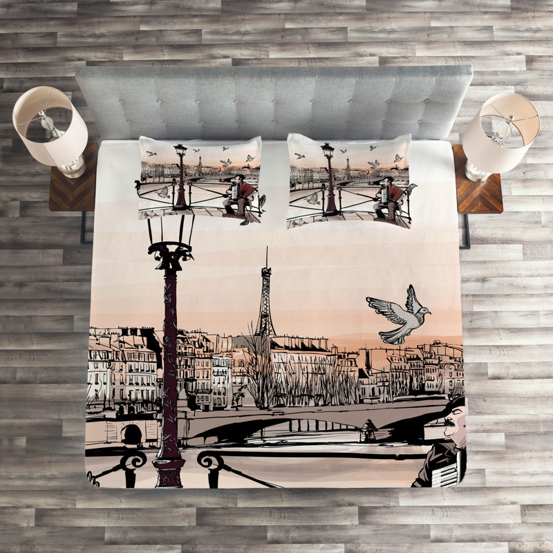 Music Eclectic Polyester Coverlet