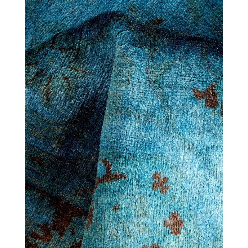 Fine Vibrance One-of-a-Kind 3' 2" X 5' 2" Hand Knotted Area Rug