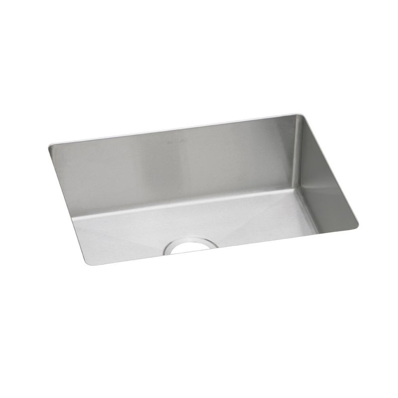 Crosstown 24" Stainless Steel Single Bowl Undermount Kitchen Sink