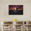Prague Evening Trails Colorful Dramatic Abstract Architecture City Wall Art Print 1 Piece Wrapped Canvas Wall Art-2142218004