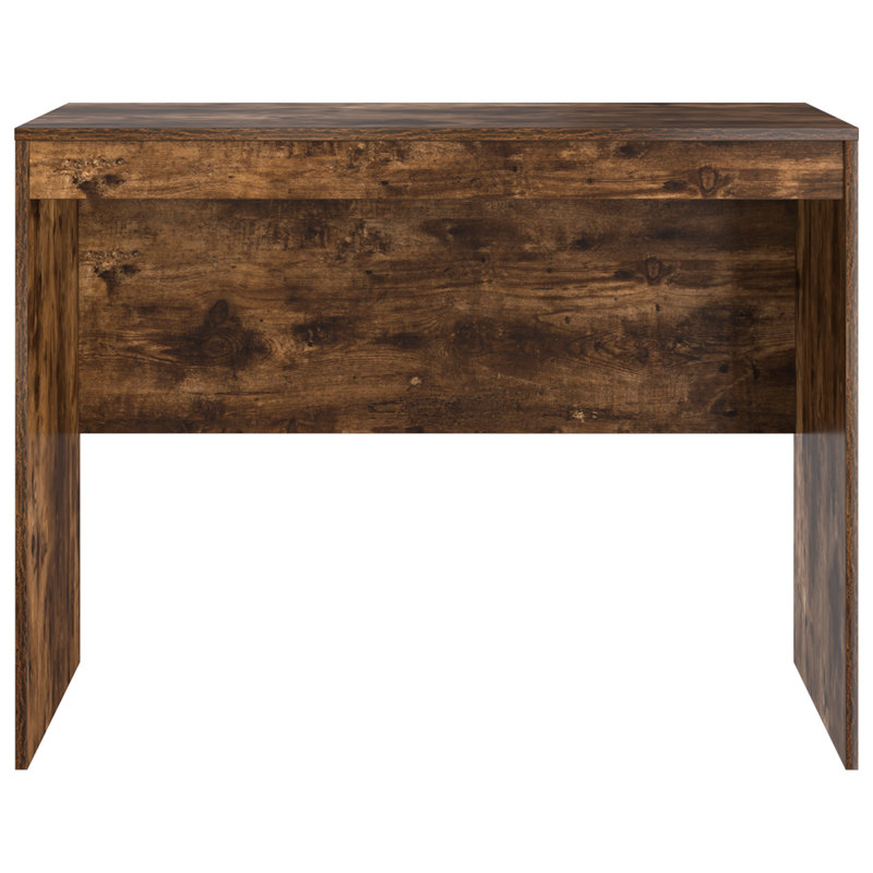 Writing Desk Particle Board 76 Cm, Smoked Oak, 76cm H x 100cm W x 50cm D