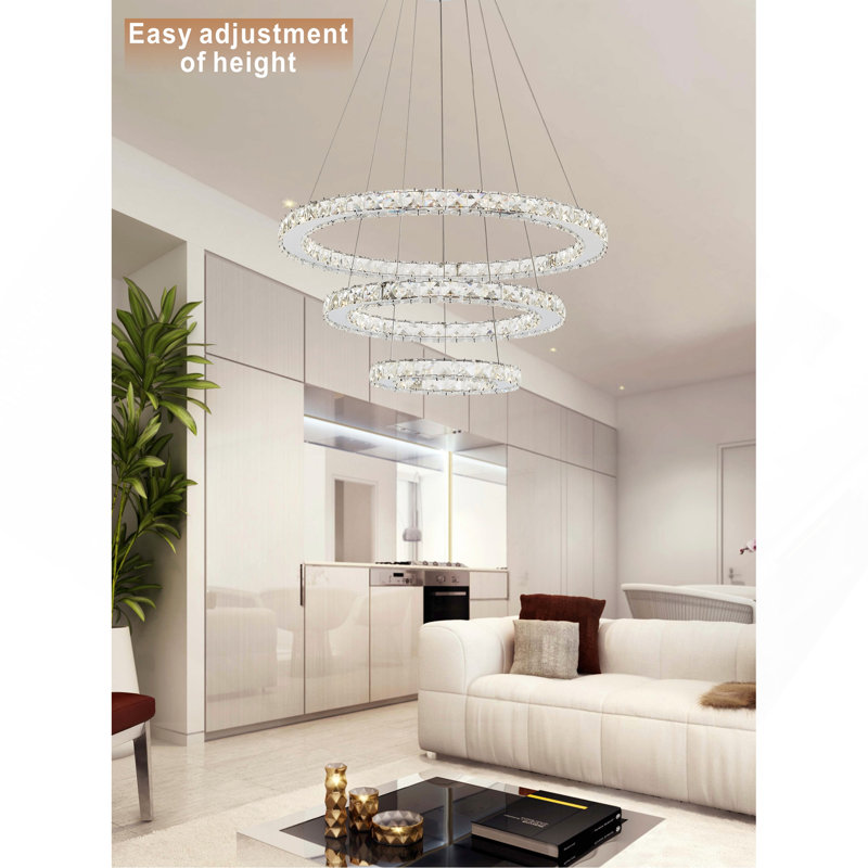 3-Layers Round Ring Chandelier