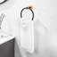 Ensemble de quincaillerie de salle de bain murale en acier inoxydable de style moderne (6 pièces)-116130544