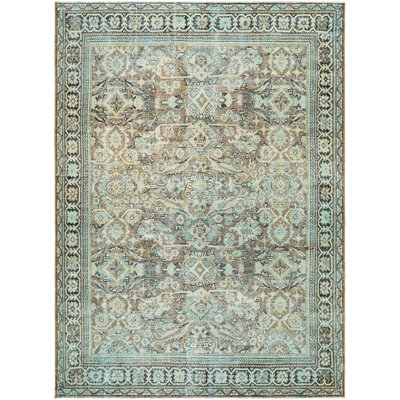 Antique One Of A Kind One-of-a-Kind 7'2" X 10'2" Hand Knotted Area Rug