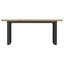 Coffee Table O-Frame Solid Wood Pine And Steel-690815191