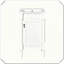 Meuble-lavabo autoportant moderne avec porte réglable-1678478724