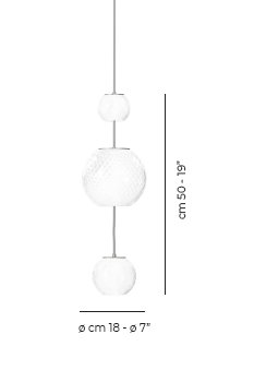 Oto 1 - Light Pendant, White
