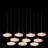 Clouds 10-Light Pendant - Standard Overall Height-109511351-109511353