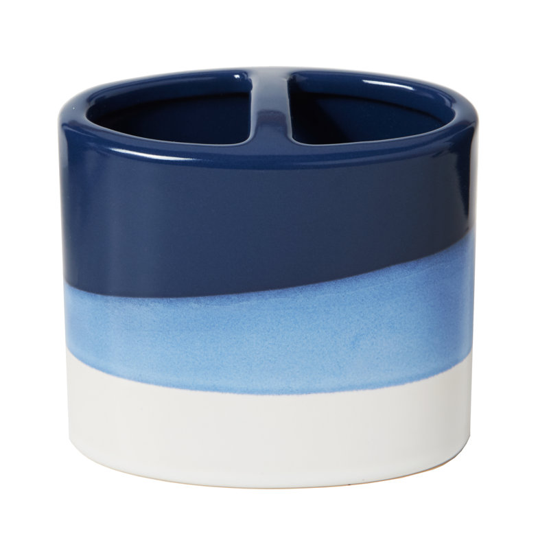 Brooklet Ceramic / Porcelain Toothbrush Holder