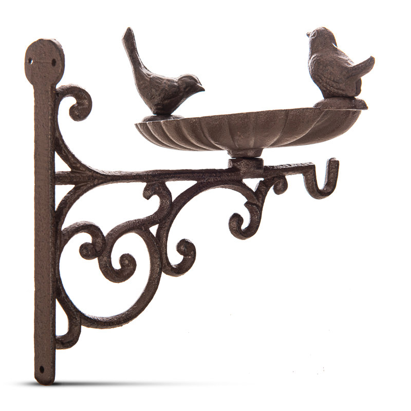 Magana Iron Single Tier Birdbath
