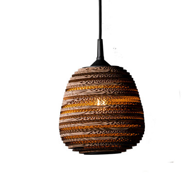 Throwbridge 1 - Light Black Single Pendant