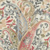 Coral Red Multi Paisley Polyester